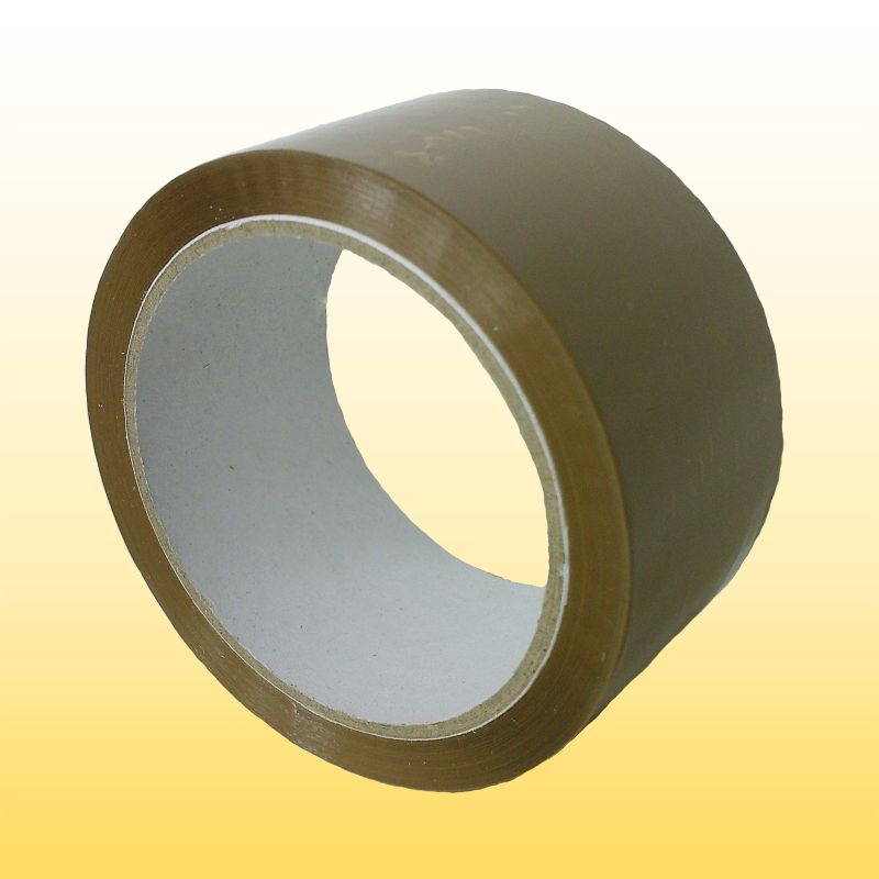 12 Rolle Klebeband 50 mm x 66 m LEISE abrollend, braun